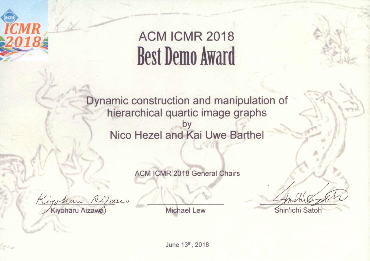 Award for the best demonstration 'ImageX'
