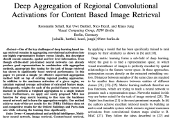 Deep Aggregation of Regional Convolutional Activations for Content Based Image Retrieval