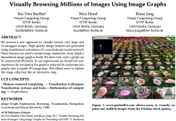 Visually Browsing Millions of Images Using Image