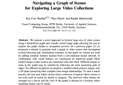 Navigating a Graph of Scenes for Exploring Large Video Collections