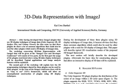 3D-Data Representation with ImageJ