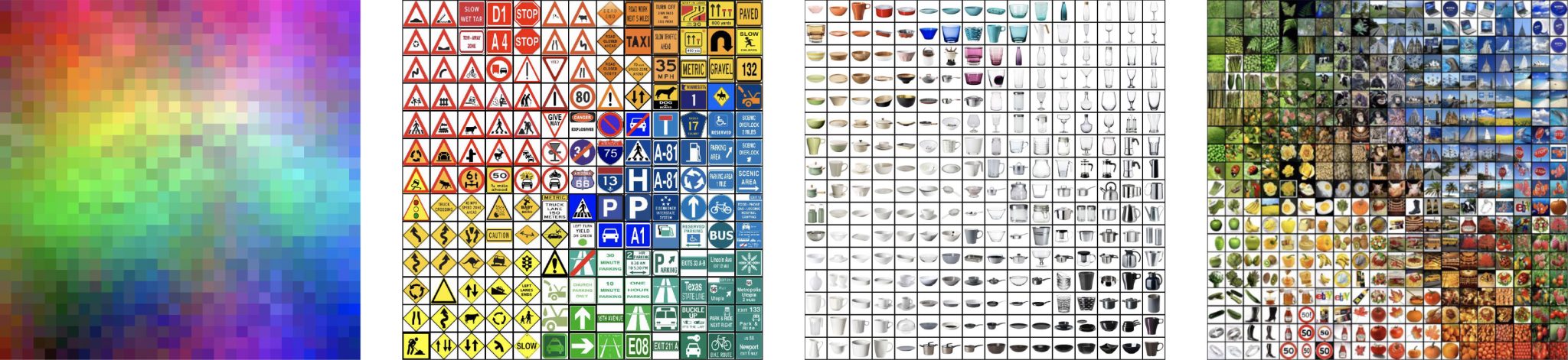 2D sorting of 3D colors